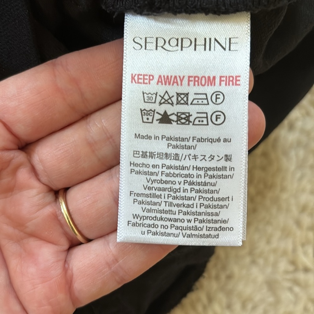 Seraphine Over the Bump Denim Maternity Shorts - Picture 11 of 14